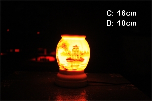 Đèn xông tinh dầu điện dáng bầu thon, xưởng SX đèn xông tinh dầu